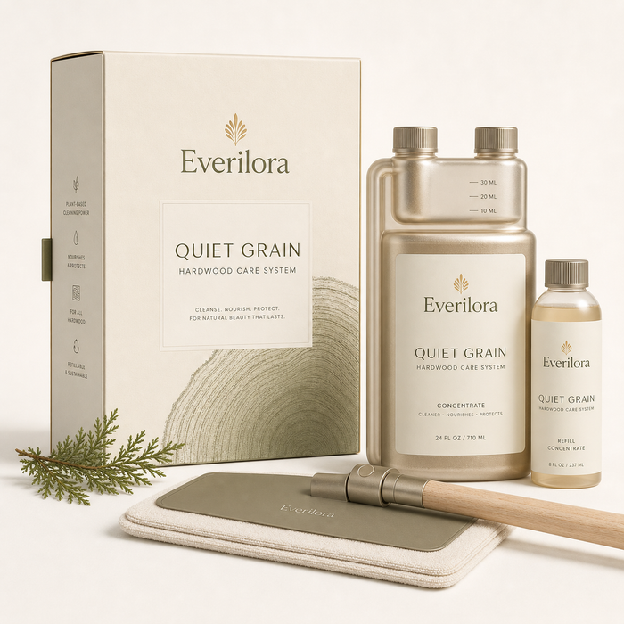 Everilora Quiet Grain Hardwood Care System