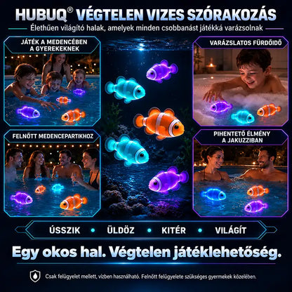 HUBUQ® világító elektronikus házi hal
