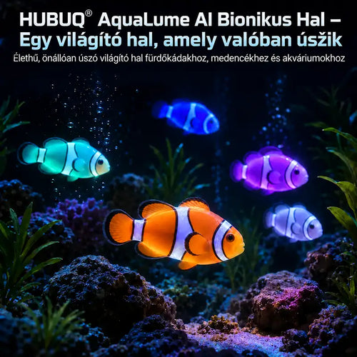 HUBUQ® világító elektronikus házi hal