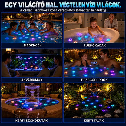HUBUQ® világító elektronikus házi hal