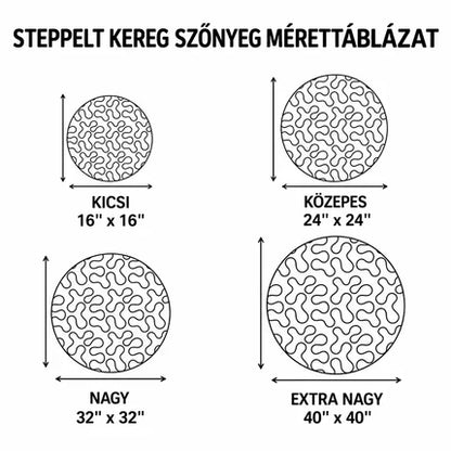 3D-s kerek halloween szőnyeg kísérteties örvénnyel – kép 29