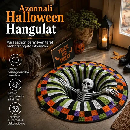 3D-s kerek halloween szőnyeg kísérteties örvénnyel – kép 32