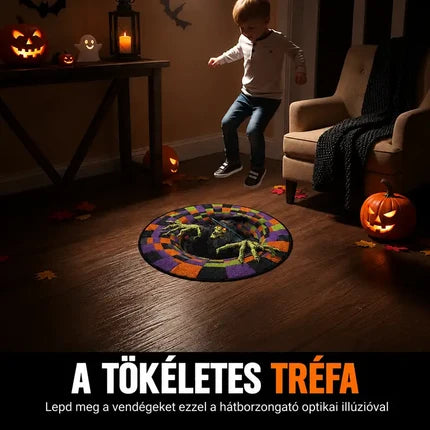 3D-s kerek halloween szőnyeg kísérteties örvénnyel – kép 48