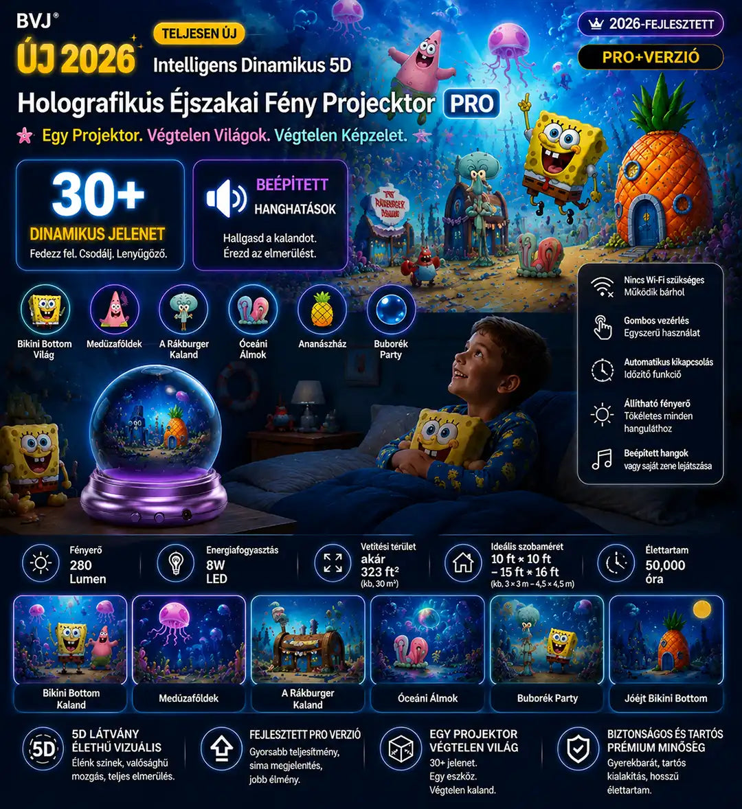 🔮Topacme®🔥 Éjszakai Fény Projektor