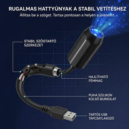 Halloween limitált kiadású 5D holografikus projektor – 30+ beépített dinamikus jelenet