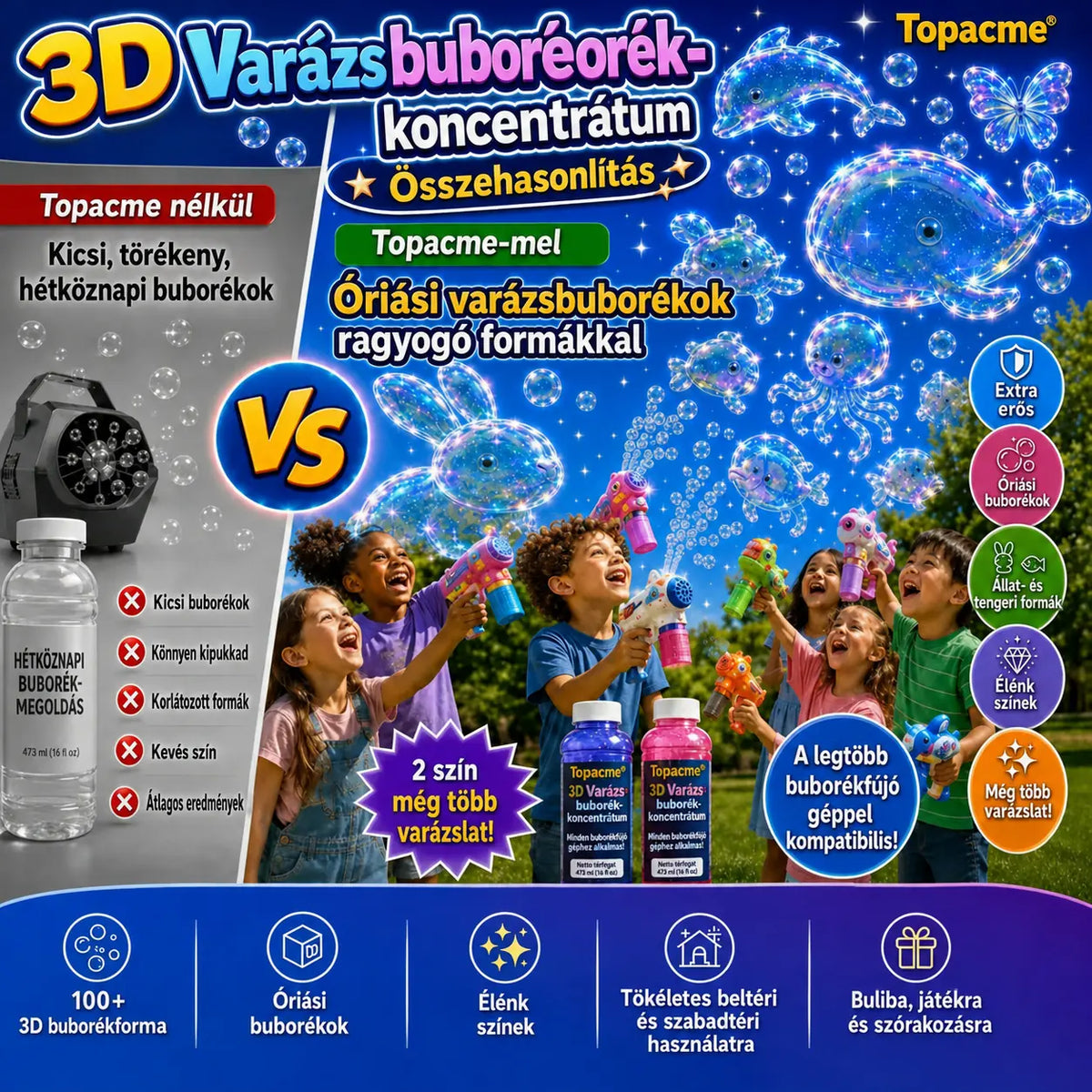 Topacme® Fejlett 3D Buborékkoncentrátum