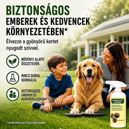 🔥 2026-OS AKCIÓ – Gyorsan ható, természetes gyom- és fűirtó spray