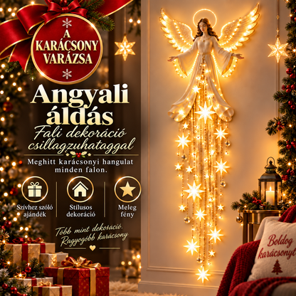 Angyali fali fénydekoráció – 8. kép