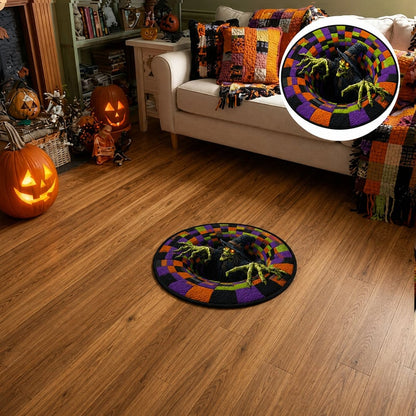 3D-s kerek halloween szőnyeg kísérteties örvénnyel – kép 40
